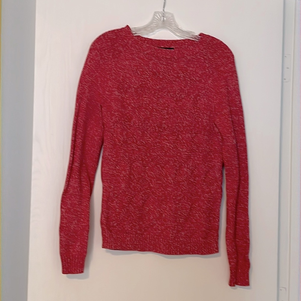 Lands End red sweater. Size M (10-12). Very good condition